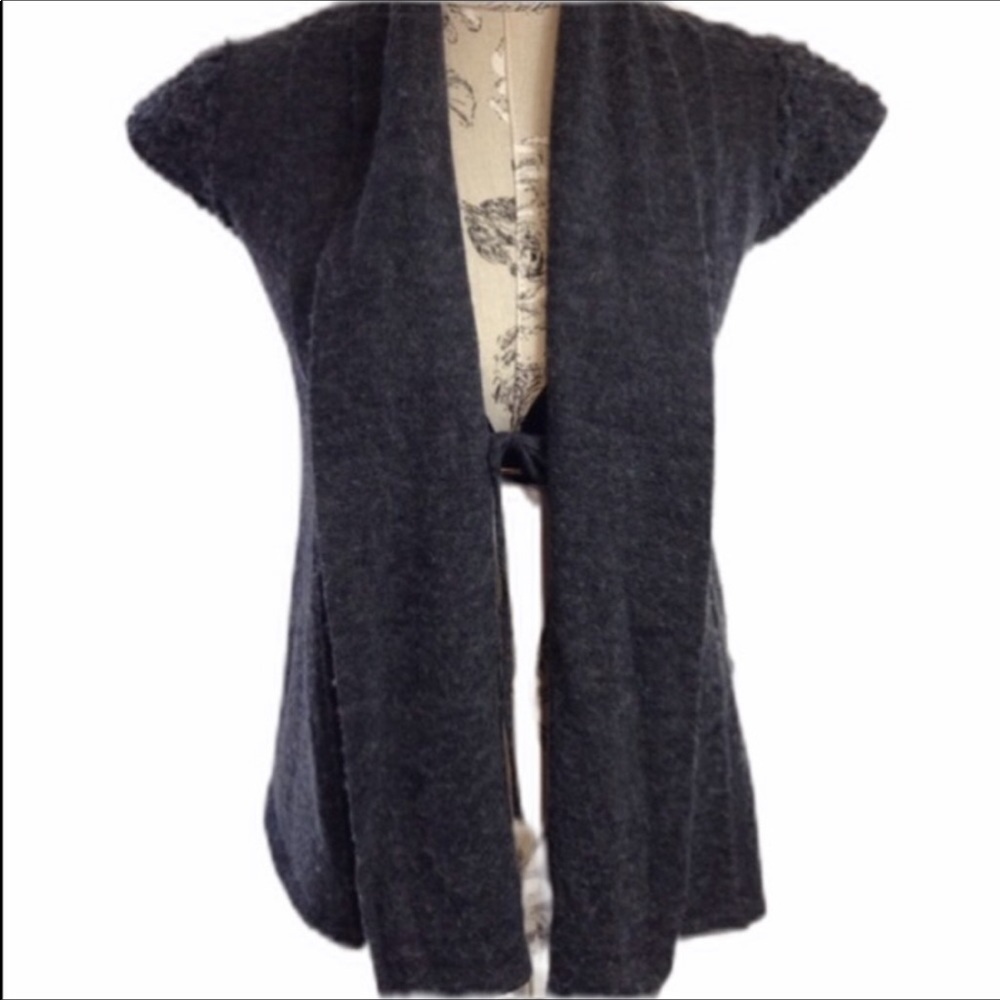 Kensie Gray Cardigan Sweater XS